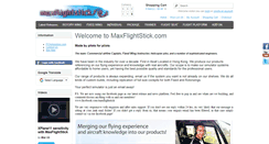 Desktop Screenshot of maxflightstick.com